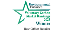 Environmental Finance Voluntary Carbon Market Rankings 2023 Winner Best Overset Recipient (likely: "Environmental Finance Voluntary Carbon Market Rankings 2023 Winner Best Overall Recognized")